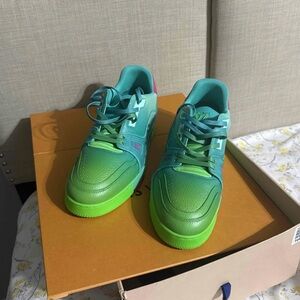 Louis Vuitton Green Ombré Sneakers